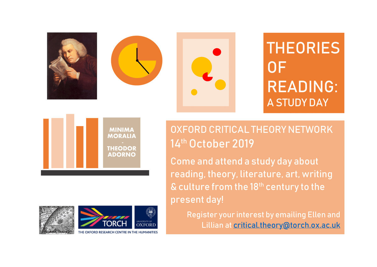 Ahhh! How has it been a year since our 'Theories of Reading: A Study Day' happened?! Missing all of our amazing attendees. But never fear! <a href="/HingleyTheory/">Lillian</a> is promising a Teddie Cast episode reflecting on it so we can keep extending the day's legacy! <a href="/TORCHOxford/">TORCH Oxford</a>