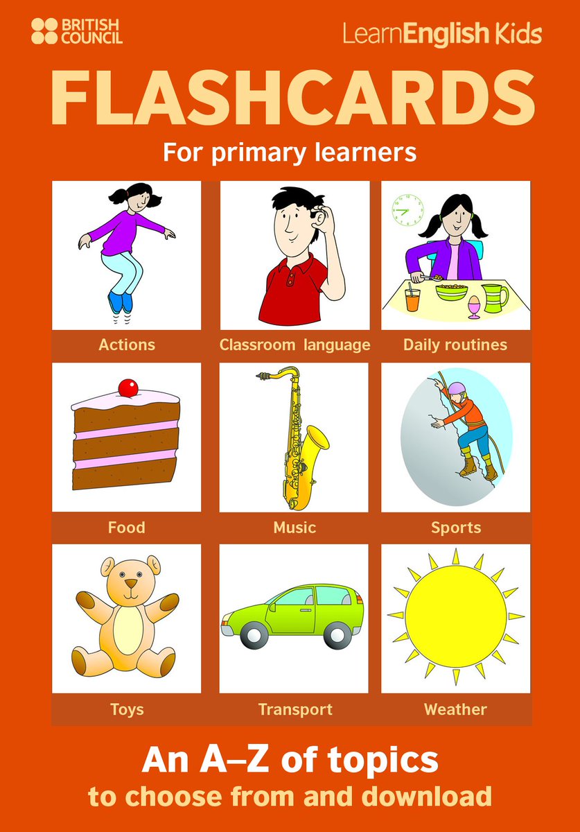TeachingEnglish's tweet image. 🐧🚴‍♂️🍒 An A-Z of flashcards on a range of topics 🍒🚴‍♂️🐧
There are colour versions, plus blank black and white ones that learners can colour and fill in.
🍒 Access and download them here: bit.ly/A-ZOfFlashcards