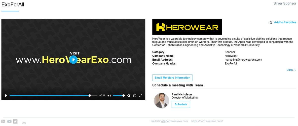 HeroWearExo's tweet photo. If you're participating in #ErgoX this week, come by our virtual booth and say 'hi'! We're happy to answer any questions you have - https://t.co/QlS5EylnVa (link will only work for #ErgoX2020 participants) https://t.co/JE76JNmTOT