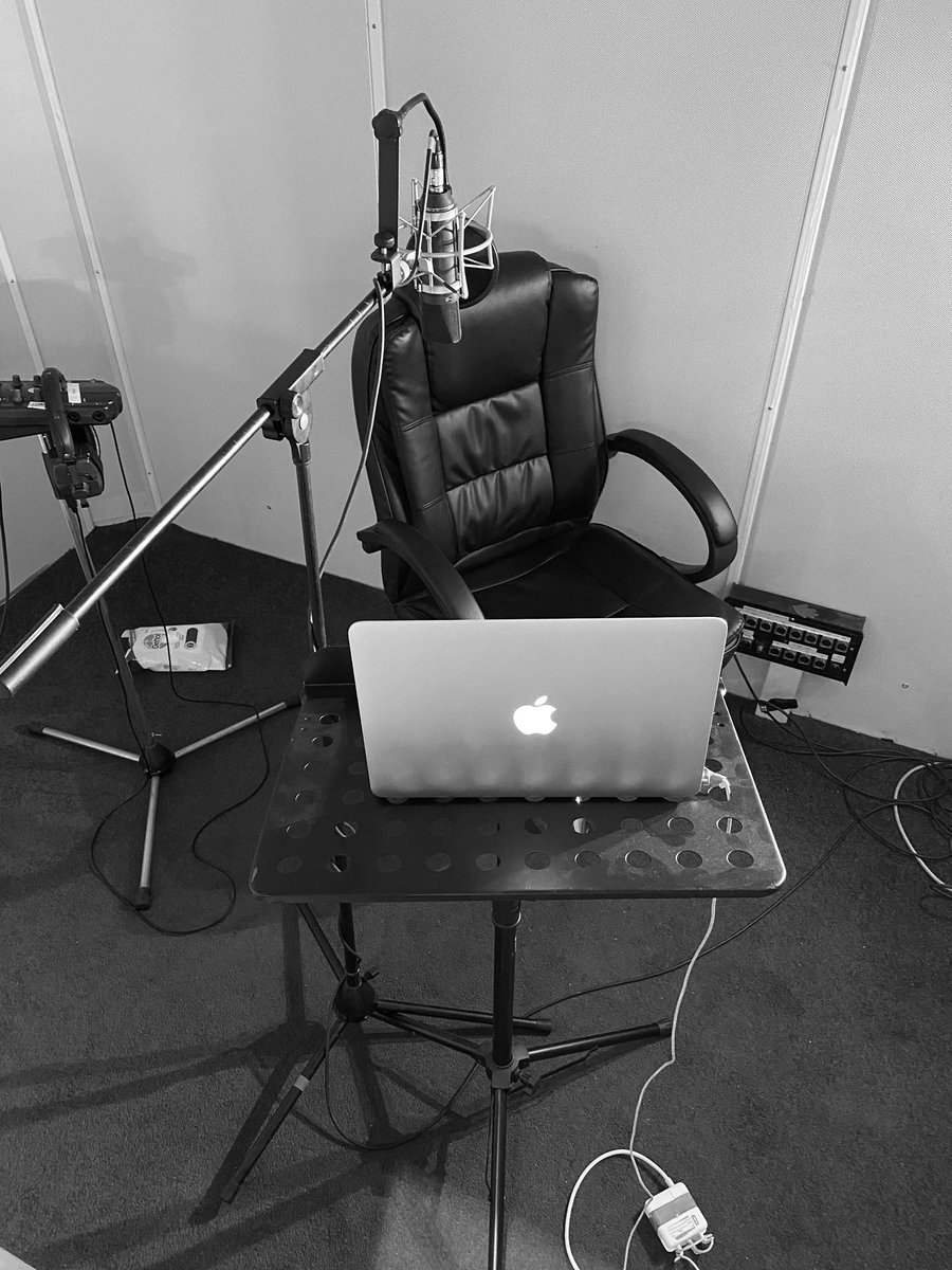 mrdanwalker's tweet photo. My home for the next 8 hours. Voicing the ‘Remarkable People’ audio book today. It’s out on October 29th
https://t.co/cyD0RrYQ51 https://t.co/tBwfMPcoZj