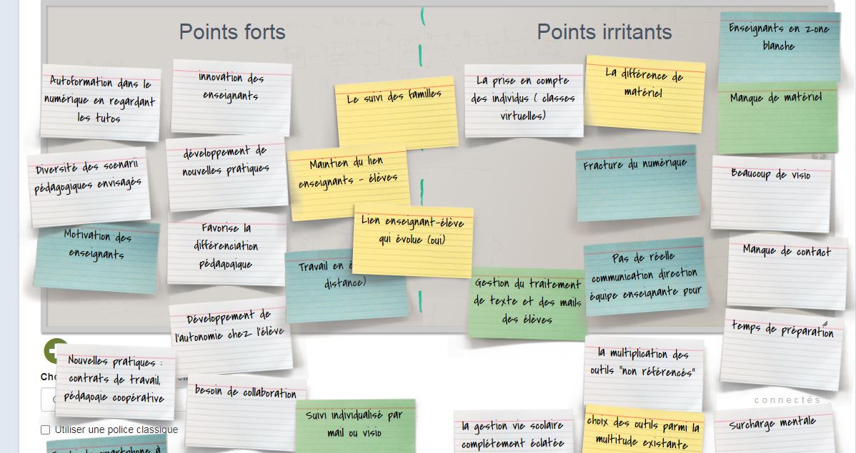 Drane_ot's tweet photo. 🔙 #EGNOT #EGNT #EGN
🔎Focus sur un atelier co-animé avec @CanteloubeS, IA-IPR de @SVT_OT
➡️Comment associer présence/distance et individuel/collectif dans l’enseignement ?
👥Activité de brainstorming à distance pour identifier les difficultés et les points forts https://t.co/AQCrns34nZ