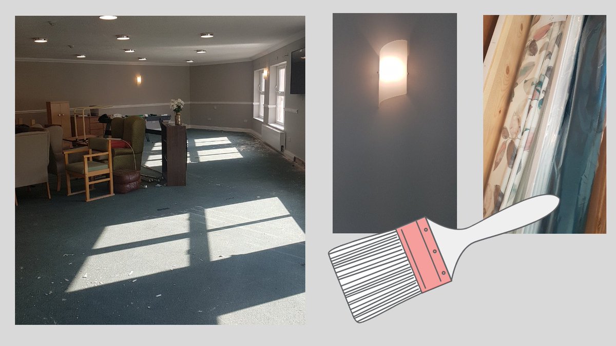 Garden view lounge refurb is underway