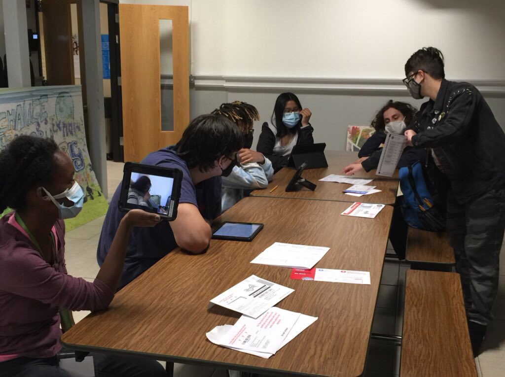 <a href="/VoyagersHigh/">High School | Voyagers' Community School</a> students are determined to get out the #VOTE  and make sure whatever you situation is, you are motivated and able to vote. Our local ballots arrived and our first time voters were excited to share about their experience. <a href="/VoyagersNJ/">Voyagers’ Community School</a> #VoyagersGOTV @ProfCAnderson