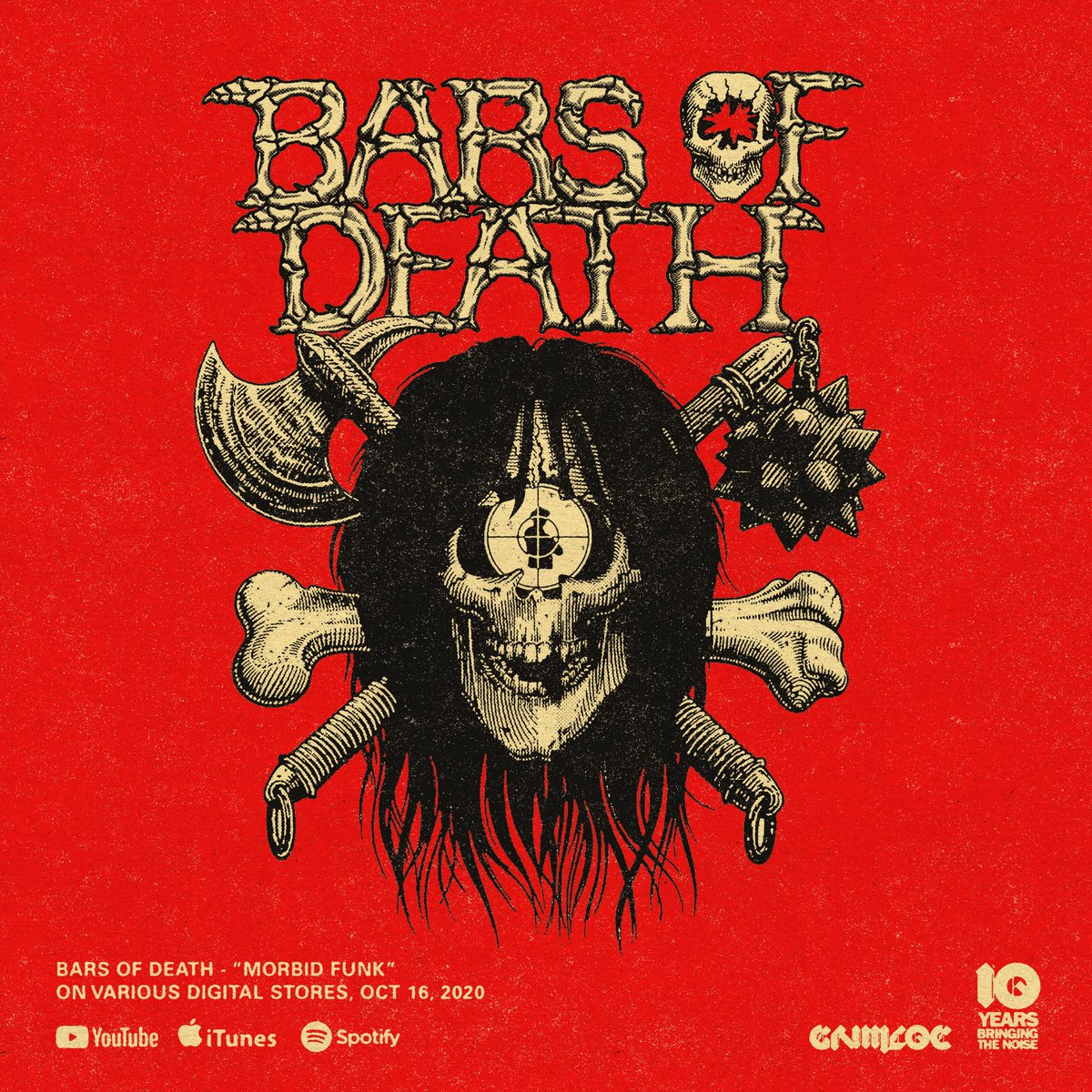 GrimlocBDG's tweet photo. Bars of Death - “Morbid Funk”. Tayang streaming 16 Okt 2020. https://t.co/nFcjjso2q7