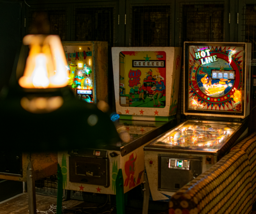 Have you had a peek at our downstairs?

We’ve got nostalgia inducing pinball machines plus a foosball table in the basement, all sanitised regularly. Just make sure to pop a mask on before you start playing. 😷🕹️
#arcade #pinball #pinballwizard #foosballtable #foosballtournament