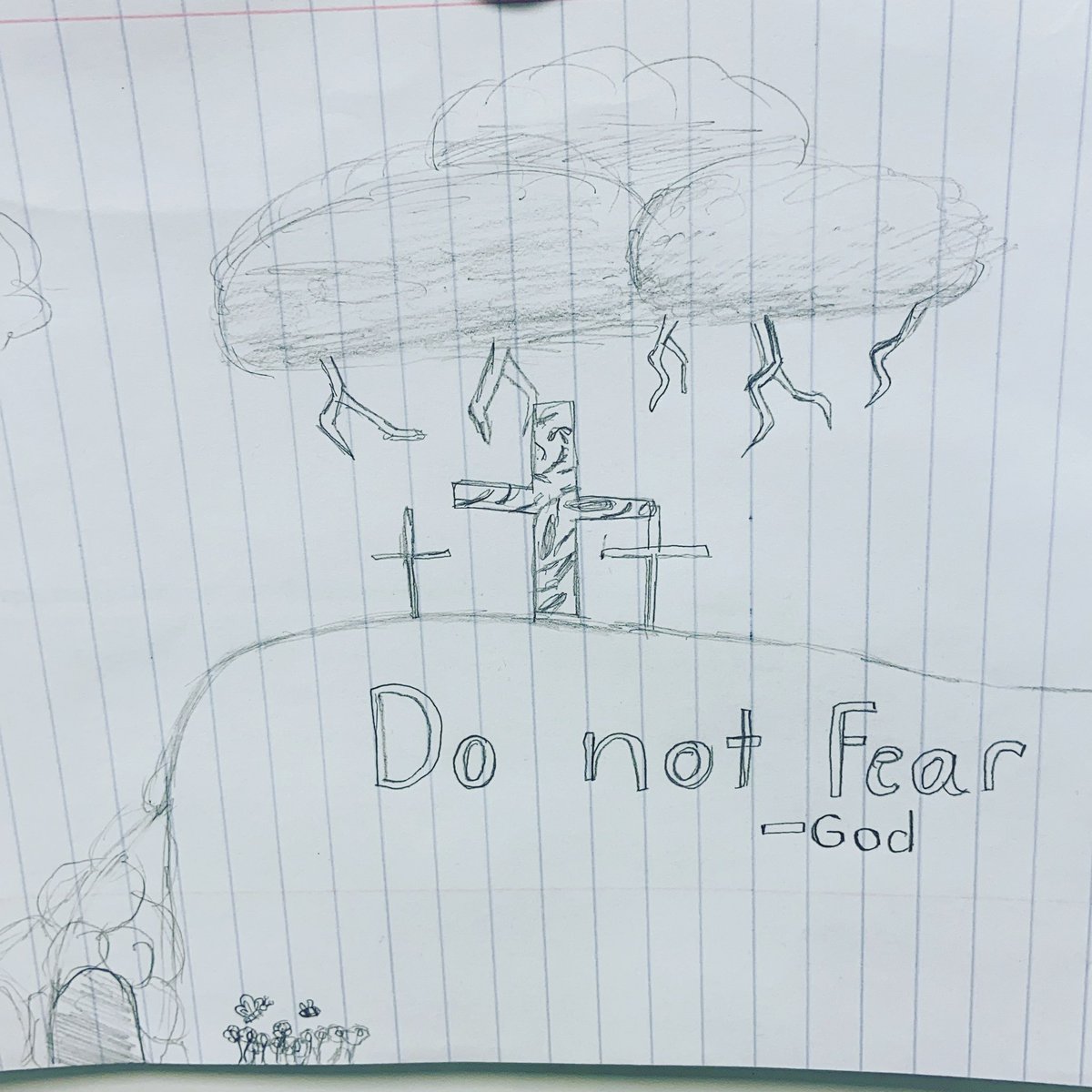CCLSLeible's tweet photo. Students can be creative in how they process God’s Word. One student reflected on when Nathan confronted David in his sin. Another student focused on their firm foundation in Christ. @CCLSChargers #cclschargers #SomethingBetterCCLS https://t.co/7uOuadEeWX