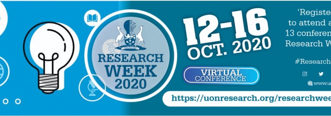 OdelUon's tweet photo. Prof. Ochanda: Conferences bring people together and the findings should linked to policies for the benefit of all. @RPEUoN #ResearchWeek2020 #UoNResearchWeek https://t.co/DgrSLDUABr