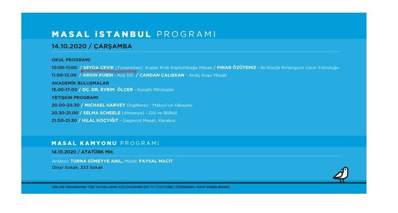 CHP Küçükçekmece Belediyesi'nin Uluslararası Masal Festivali Okul Programında yer alan masal anlatıcılarından biri.