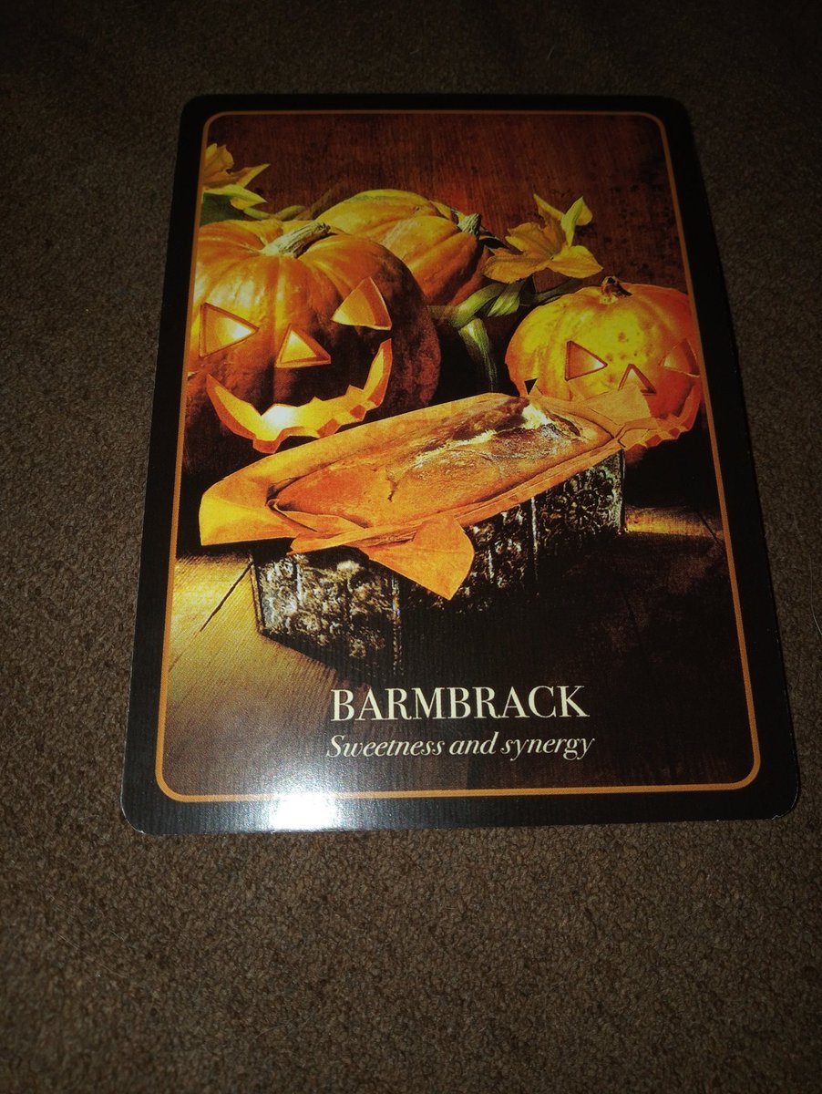 tigerlex333's tweet photo. Halloween Oracle Reading
Barmbrack - sweetness and energy
The energy flow is abundant and positive for most people as the cooler days set in signifying change.
#brambrack #sweetness https://t.co/aRIg5ecQ2H