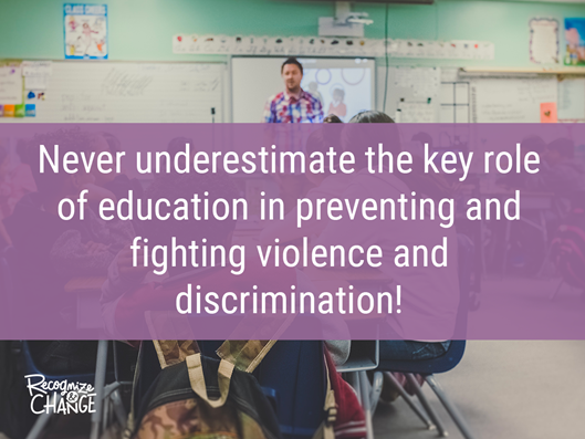 RomaniaChange's tweet photo. International Literacy Day is celebrated annually on 8 September. Educational programs provide learners with knowledge, values, attitudes, critical thinking and empathy that are essential in order to stop violence and discrimination. #recandchange #acthuman @europeaid https://t.co/8CfJbhnNX9