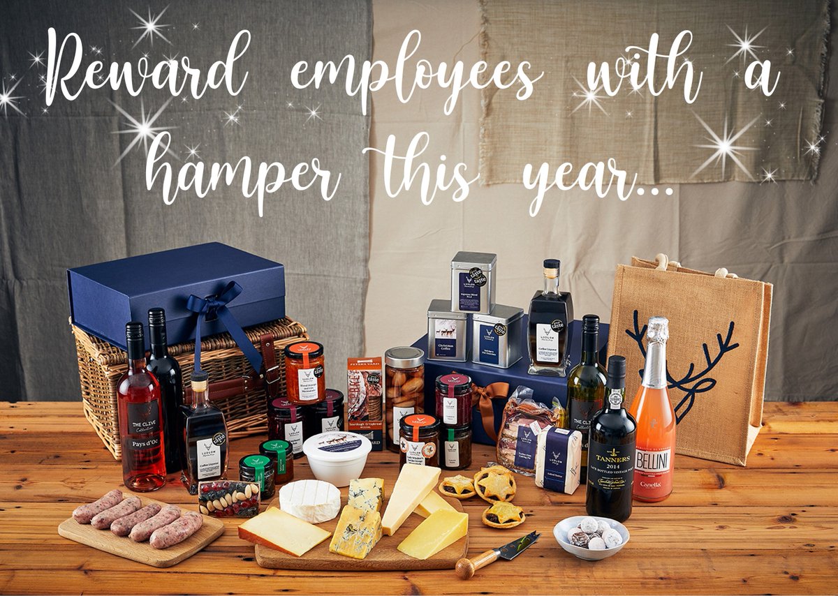 LudlowFarmshop's tweet photo. Why not reward employees with a gift or foodie hamper this year?! We have the perfect range for every budget! Simply order online at https://t.co/Y3ewyh7uSy, call 01584 856 000 ext 109 or email hampers@ludlowfarmshop.co.uk
#christmas #hampers #ludlow #employeerewards https://t.co/Fvser16lQ0