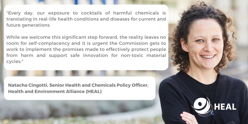 EU #ChemicalsStrategy: speedy implementation steps key to truly protect people’s health. 

📰 Read our press release on bit.ly/33XrTRK #HealthNotToxics