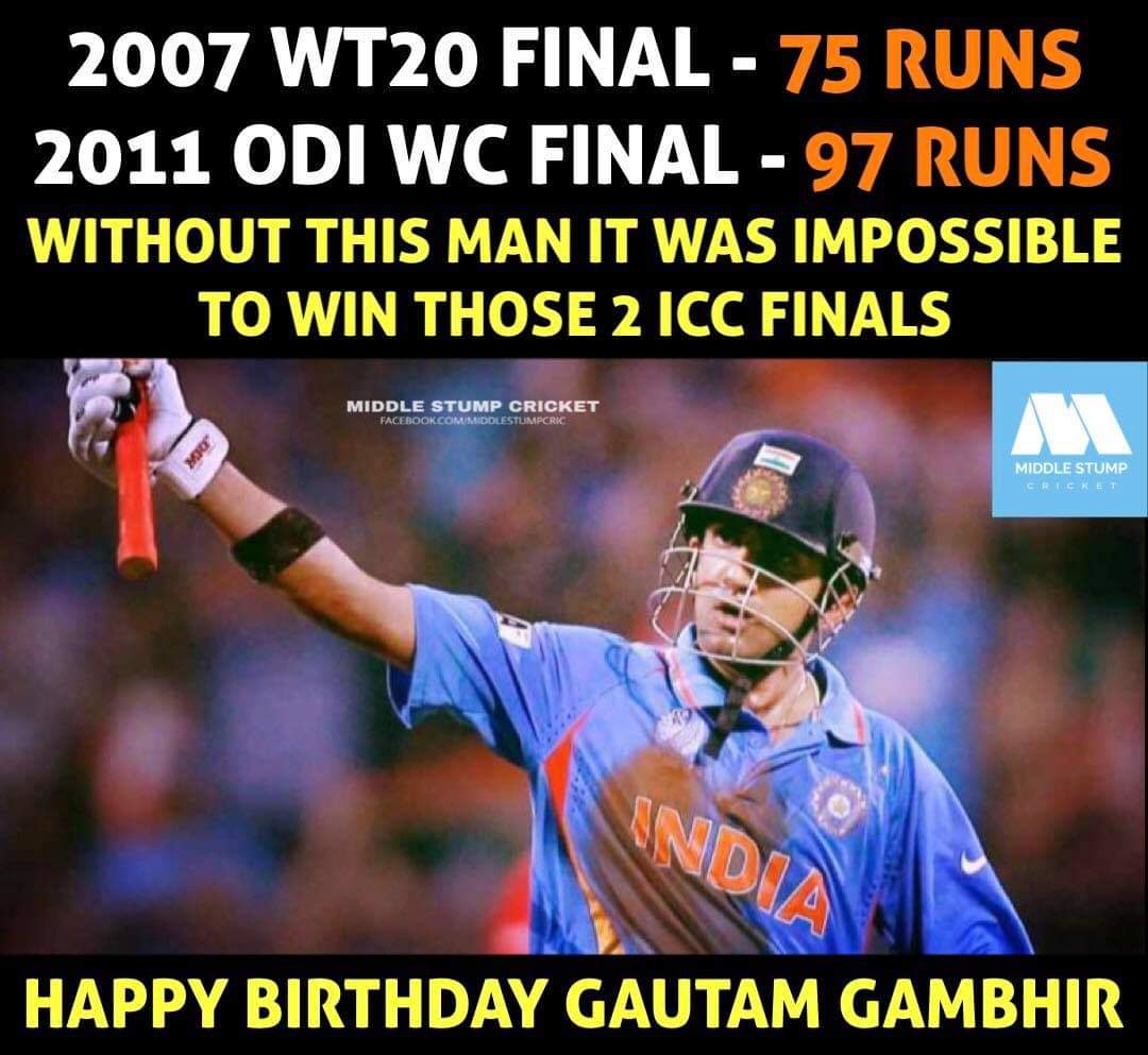  Happy Birthday Legend Gambhir 