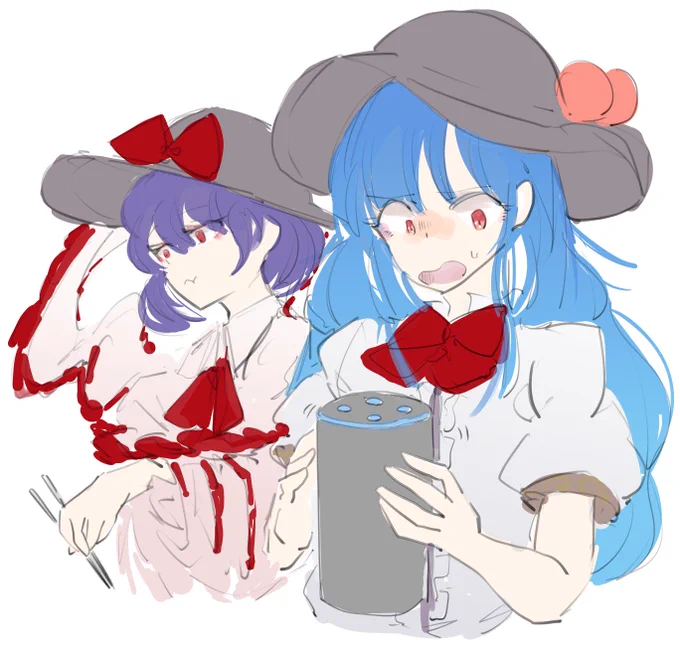 アレクサと衣玖さん 