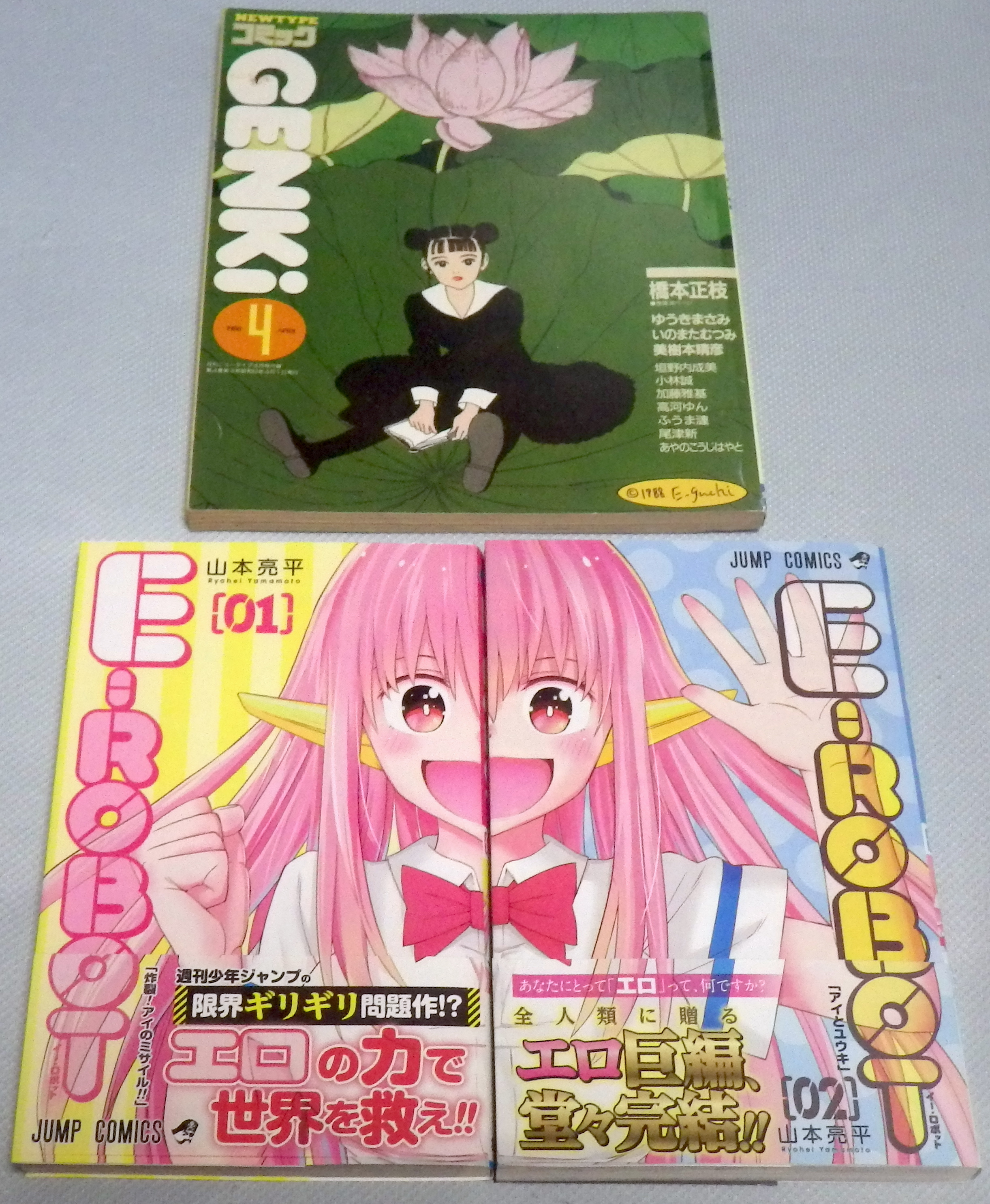 まさひこ こち亀データベースurl変わりました 山本亮平先生の連載デビュー作 E Robot 全2巻を読了 早乙女姉妹は漫画のためなら に通じる バカ エロをテーマにしつつ根底の真面目さがにじみ出る作風 は やはりこの頃から変わっていませんね 変人