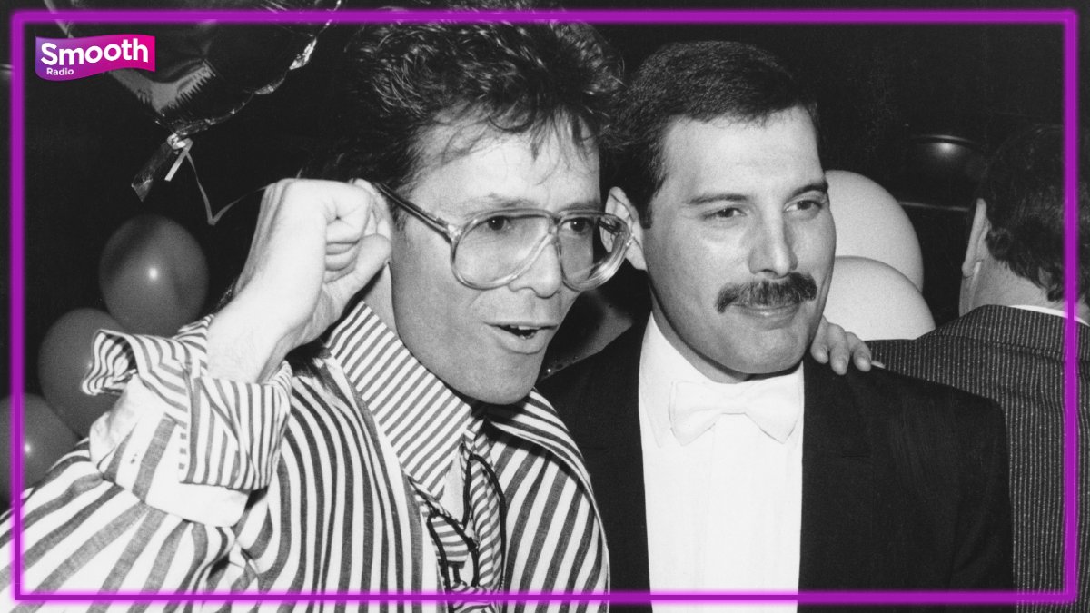 Happy 80th birthday, Sir Cliff Richard! Here he is with good pal Freddie Mercury back in \86 
