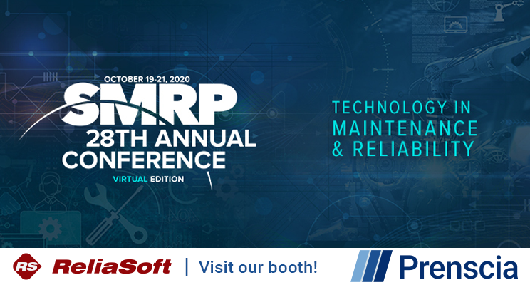 ReliaSoft's tweet image. HBM Prenscia is a proud sponsor of the SMRP Annual Conference - Virtual Edition. Visit our booth October 19 – 21, 2020, and talk to our experts to learn more about our maintenance optimization and asset management solutions. Register at: ow.ly/kMia50BOnut