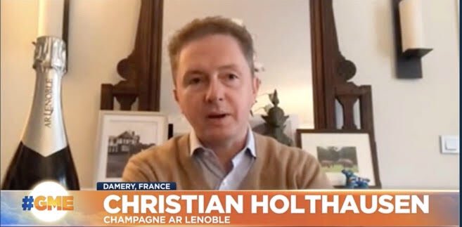 ARLenoble's tweet photo. Our export director was invited to be interviewed on @euronews Good Morning #Europe today to say that we are feeling #optimistic here at #Champagne @ARLenoble. We are #patient and #resilient and #flexible and #adaptable. You can catch the clip here: https://t.co/dh1PCbWFDD https://t.co/22xUoEc5dH