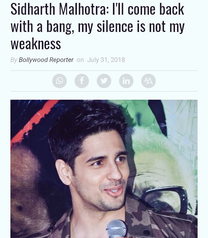 Ranjhaa03's tweet photo. @SidMalhotra's last movie #Marjaavaan is dominating TV even after 8 months of it's first screening on tv plus Sid has 5 🔥 movies in his line-up

#Shershaah 
#Gumrah
#RSVP's next
#DJRemake
#ThankGod 

Jo bola wo karke dikha diya Sid ne #SidMassMalhotra🔥💪 https://t.co/Bz9hYtwX2s