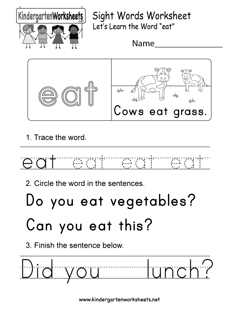 تويتر  Kindergarten WSheets على تويتر: "We have a series of free With Regard To Sight Words Worksheet For Kindergarten