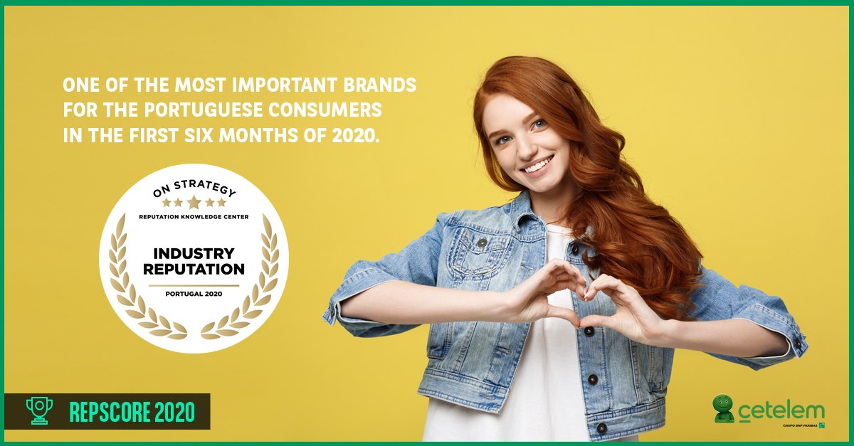 BNPP_PF's tweet photo. In 🇵🇹 we have kept the leadership in the 1st semester regarding reputation & emotional relationship with the Portuguese consumers, in the ‘Consumer Credit’ category, within the scope of the study #RepScore by OnStrategy. Thanks for the recognition and congratulations to our team! https://t.co/WUJszBQLfH
