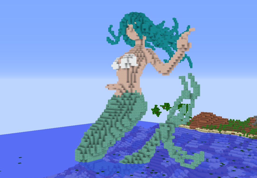 マイクラで人魚つくるよ マーメイドクラフト Togetter マイクラで人魚つくるよ マーメイドクラフト Togetter