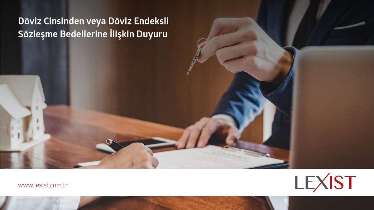 LexistAvukatlik's tweet photo. "Döviz Cinsinden veya Döviz Endeksli Sözleşme Bedellerine İlişkin Duyuru" metni okumak için; https://t.co/iqW6DeNfBO

#Lexist #Döviz #Sözleşme https://t.co/HnlwxhmZEK