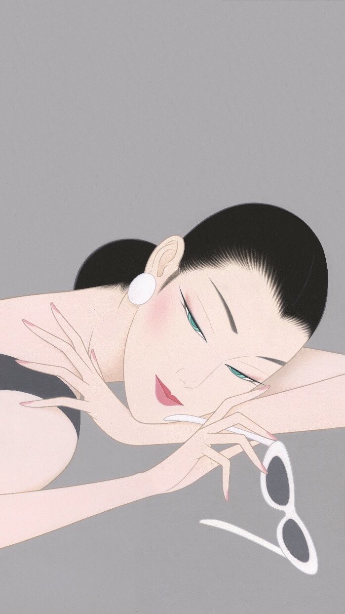 鶴田一郎ギャラリー 公式 画像を4枚晒したらrtがきてフォロワーがぶわーって増えると聞いて 今年で御年66歳になりましたが まだまだ現役で美人画を描き続けております よろしくお願い致します