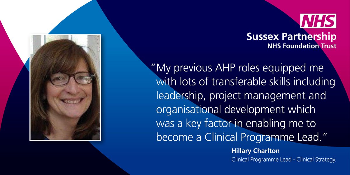 Hilary started her career as an Occupational Therapist - Look how she is utilising her AHP skills now.. @withoutstigma #AHPDay2020 @sussexahps @katebones2 @AcosiaNyanin