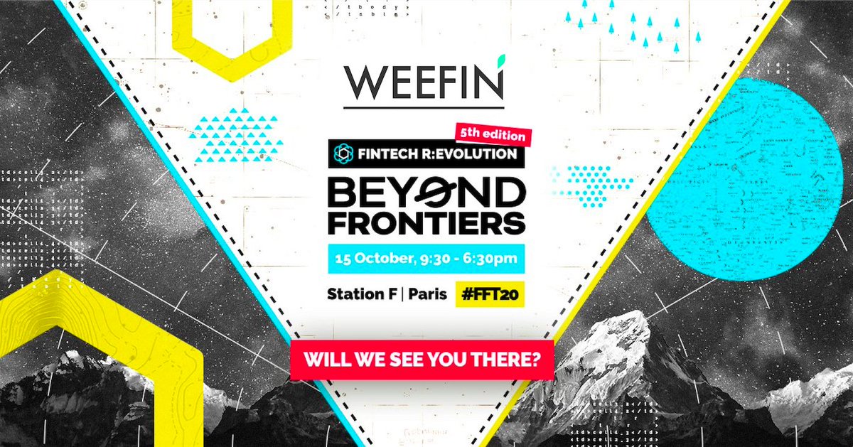 // J-1 #FinTech R:Evolution - Beyønd Frontiers // Retrouvez notre #greenfintech à l'évènement organisé par @FranceFintech 📍 @joinstationf 🚩 Nous serons présents sur notre stand à votre disposition pour des démos d'#ESG Connect ! #FFT20