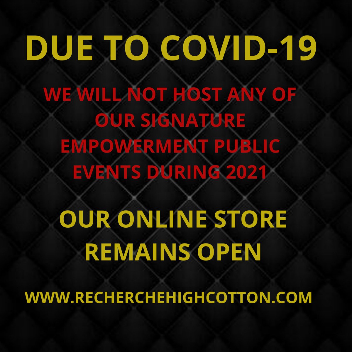 RechercheMaster's tweet image. #RechercheMasterpiece will return 2022 🔥🔥🔥

#empowerment 
#EmpowermentLunch