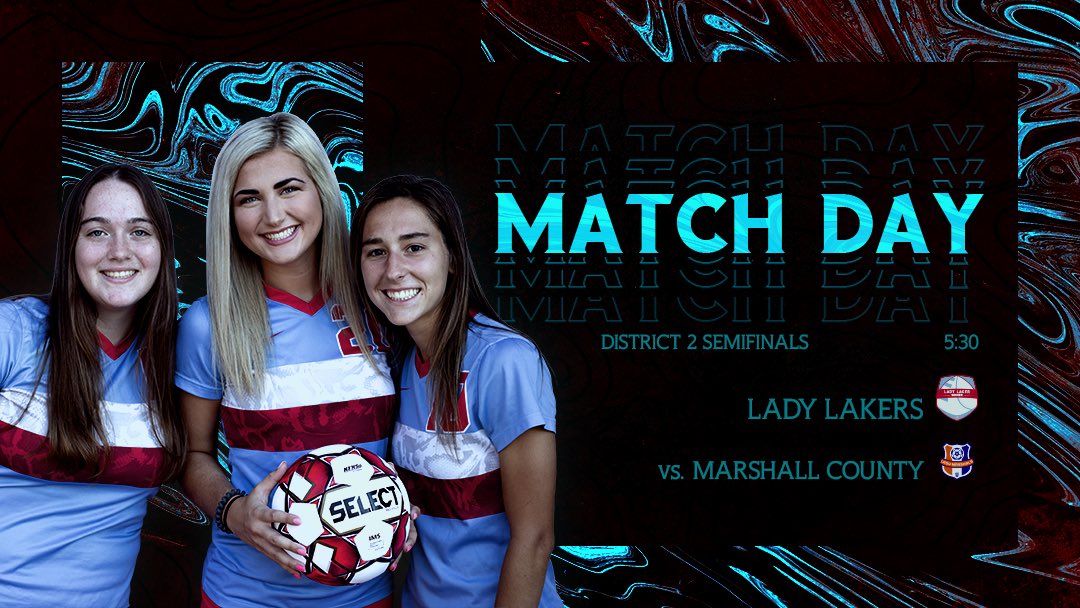 ‼️IT’S MATCH DAY‼️

Lady Lakers⚓️ vs. Marshall Co.🟠

📍Murray High

⏰5:30

Tonight we take on Marshall County for the District Semi-Finals!! Tickets will be limited, so be sure to follow us on social media for game updates! #GGLL