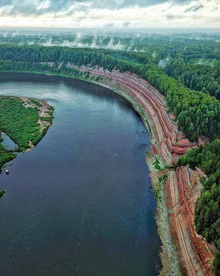 Река Сухона опоки