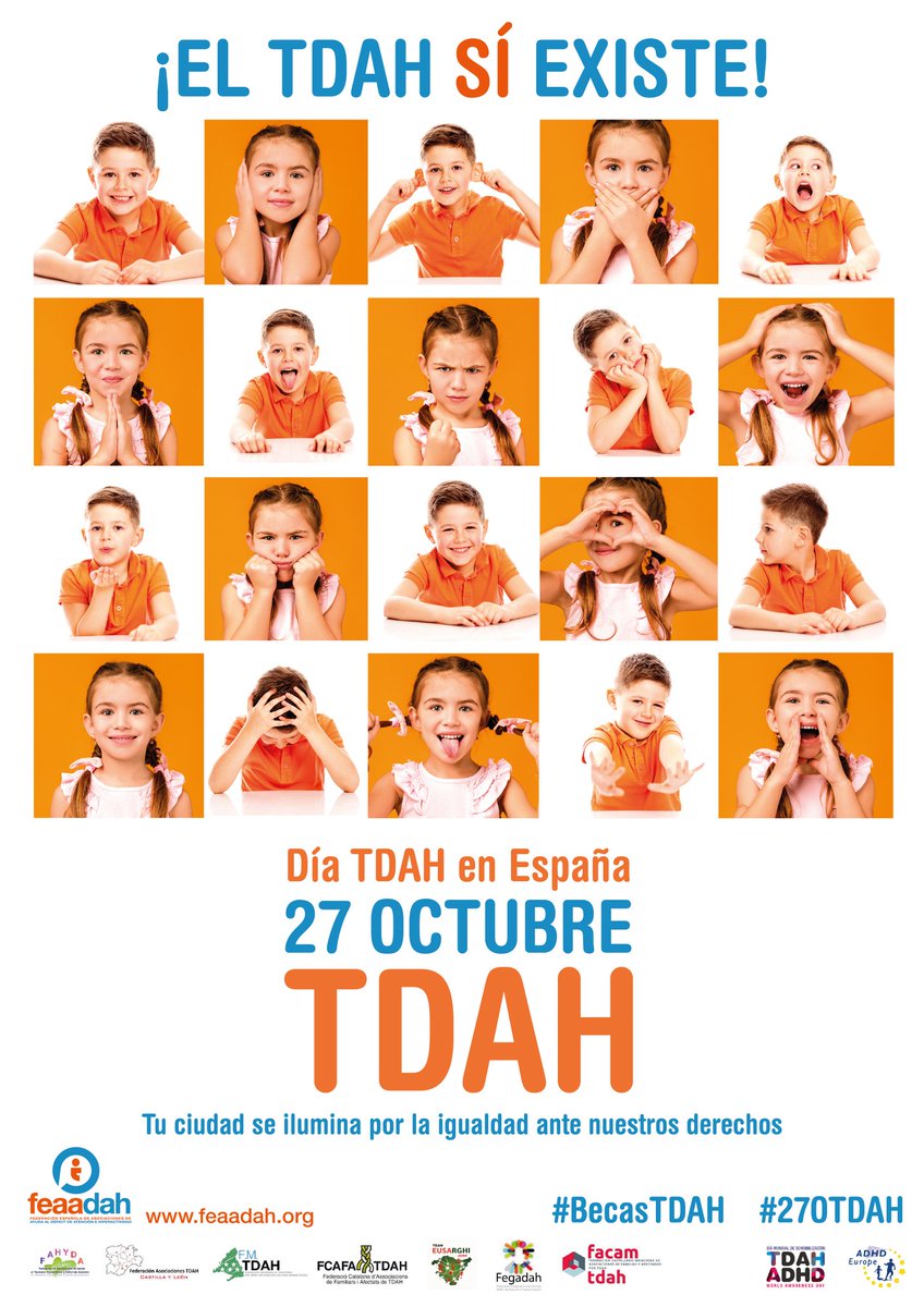 feaadah's tweet photo. APOYAR al #27OTDAH es sencillo, con una foto.
Descarga el poster de este año y en tu lugar de trabajo, de ocio, con tus amigos/as, con tu familia, solo/a...

Descarga cartel aquí 👉 https://t.co/fOF5TV88bK

AYÚDANOS  a normalizar y visibilizar el #TDAH https://t.co/twZNNyVnnW