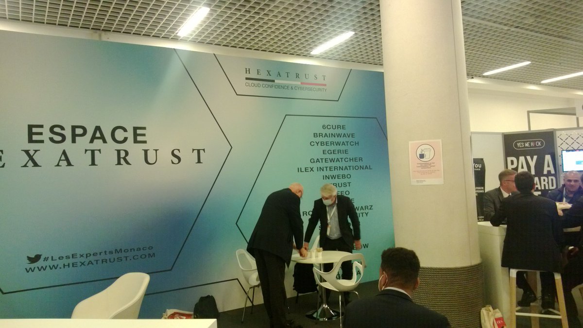 Ready ! 😷
<a href="/jviinikk/">Jouni Viinikka</a> <a href="/FabriceCLERC/">Fabrice CLERC</a>  <a href="/Francoise_CLERC/">Françoise CLERC</a> sont prêts à vous accueillir pendant 3 jours sur le stand 13 du village <a href="/Hexatrust/">HEXATRUST</a> ! #cybersecurite #LesAssises #DDoS #DNS