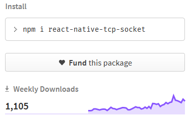 Rapsssito's tweet photo. Happy to see 1k weekly downloads on #NPM on react-native-tcp-socket! 🎉

I started this project a year ago and am glad to have helped other developers with their #ReactNative projects. Source code on #GitHub: https://t.co/9IkTgLICz7

#OpenSource https://t.co/ZRv5ztyimz