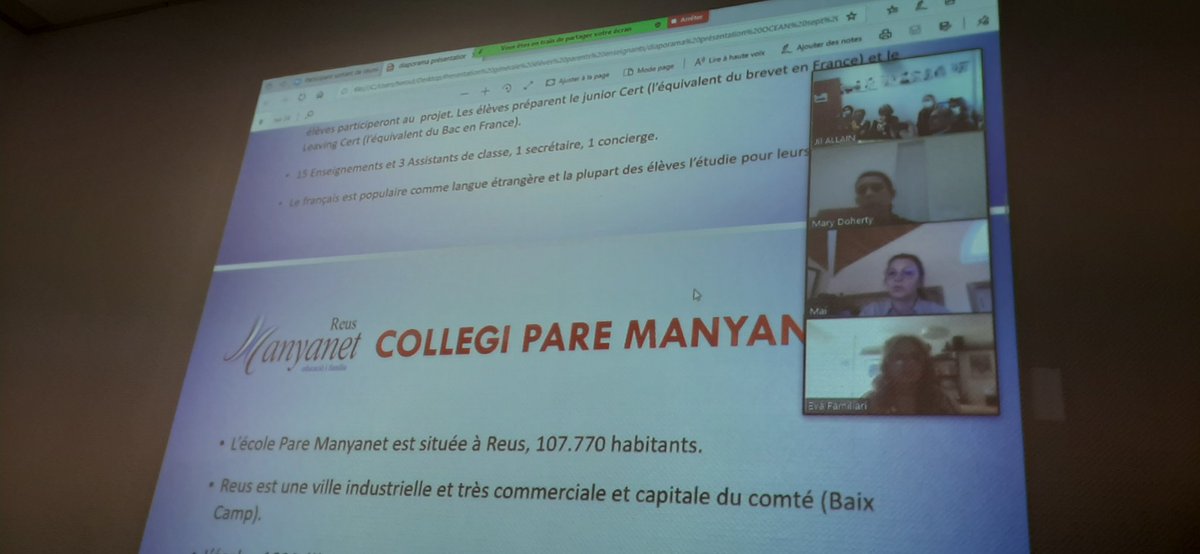 Comité de pilotage international du projet #ErasmusPlus O.C.E.A.N. avec les partenaires irlandais, espagnols, italiens, le collège Cachin et le lycée Grignard présenté ce matin à la @Cite_de_la_Mer 
@ProjetOcean 
#GENERATIONOCEAN 
@LPMA_Cherbourg 
#cherbourg En #Cotentin