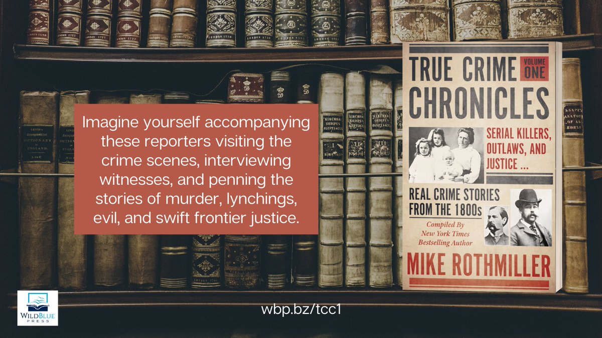 What do Wyatt Earp, Belle Gunness, Big Foot the Renegade, Billy the Kid, Dr. H.H. Holmes, and The Black Hand have in common?
They were all subjects of #truecrime reporting in the 1800s, and now they're part of TRUE CRIME CHRONICLES Volume One: wbp.bz/tcc1a
#history