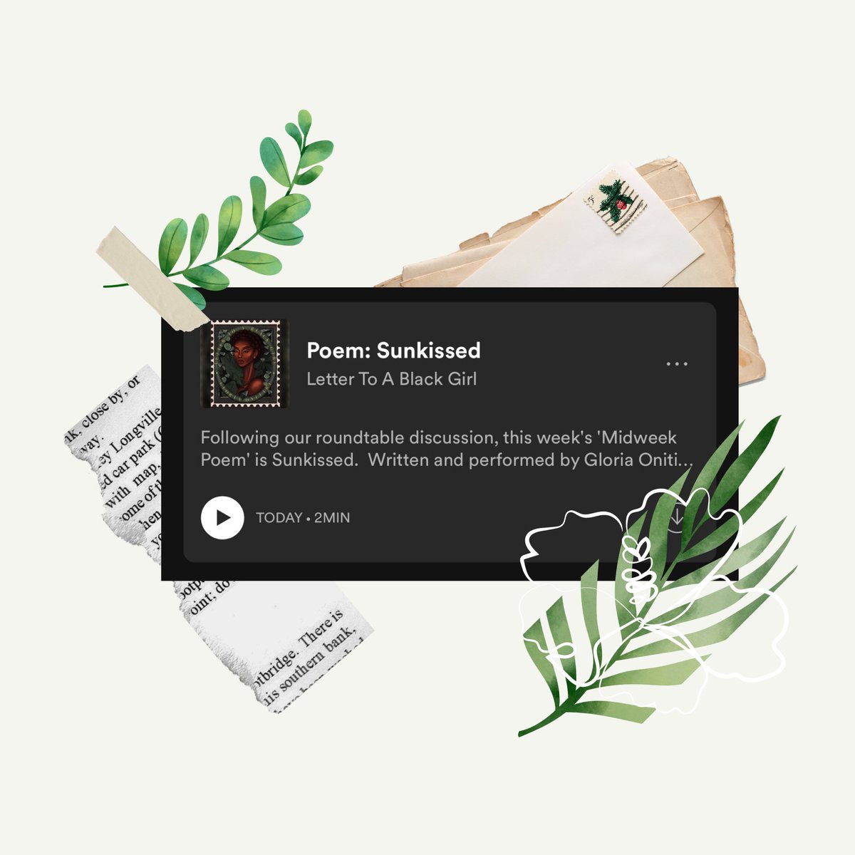 ✨🌿 It’s Wednesday! 🌿✨

Gloria’s new poem Sunkissed is available now.