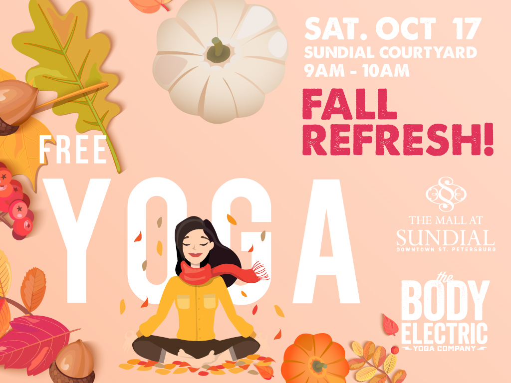 THIS WEEKEND! See you at the Sundial! 😌 🙏 
.
.
.
#sundial #sundialstpete #freeyoga #yoga #free #eventsstpete #thingstodostpete #thingstodo #seeyouthere