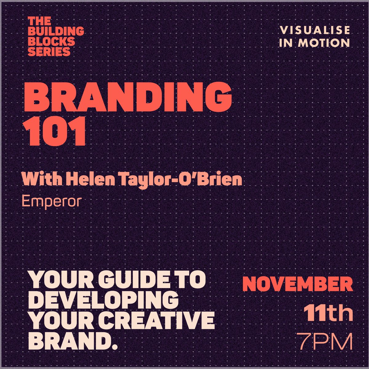 And the last in the series is Branding 101 on November 11th. What the heck is branding anyway and how do you develop a brand without the backing of large branding agencies? This session will cover that! Register for tickets here:  https://www.eventbrite.co.uk/e/122283761021 