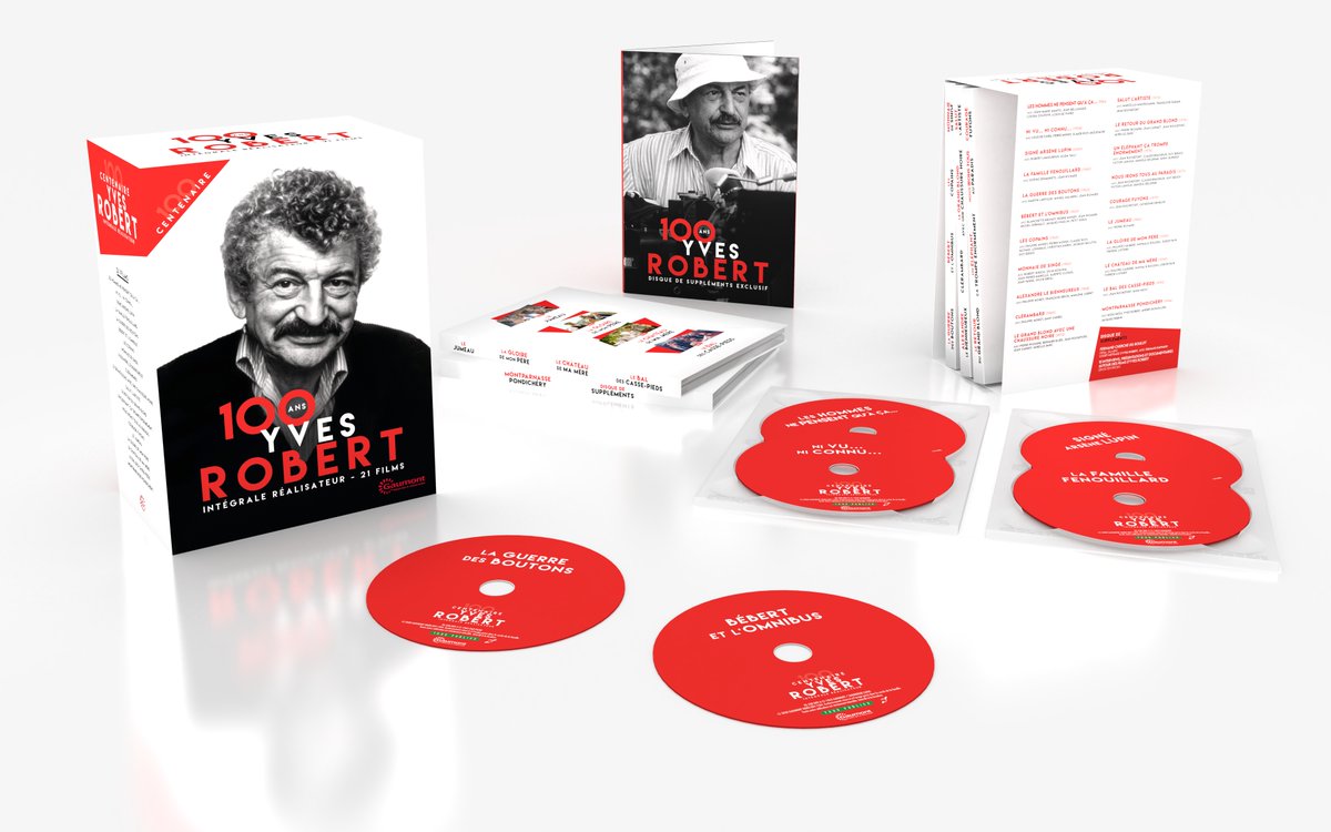 🇫🇷 À l'occasion des 100 ans d'Yves Robert, <a href="/Gaumont/">Gaumont</a> édite un coffret en édition limitée regroupant les plus grandes œuvres de cet artisan du cinéma français.

Pour précommander dès maintenant votre coffret 👉 
bit.ly/escyvesrobert