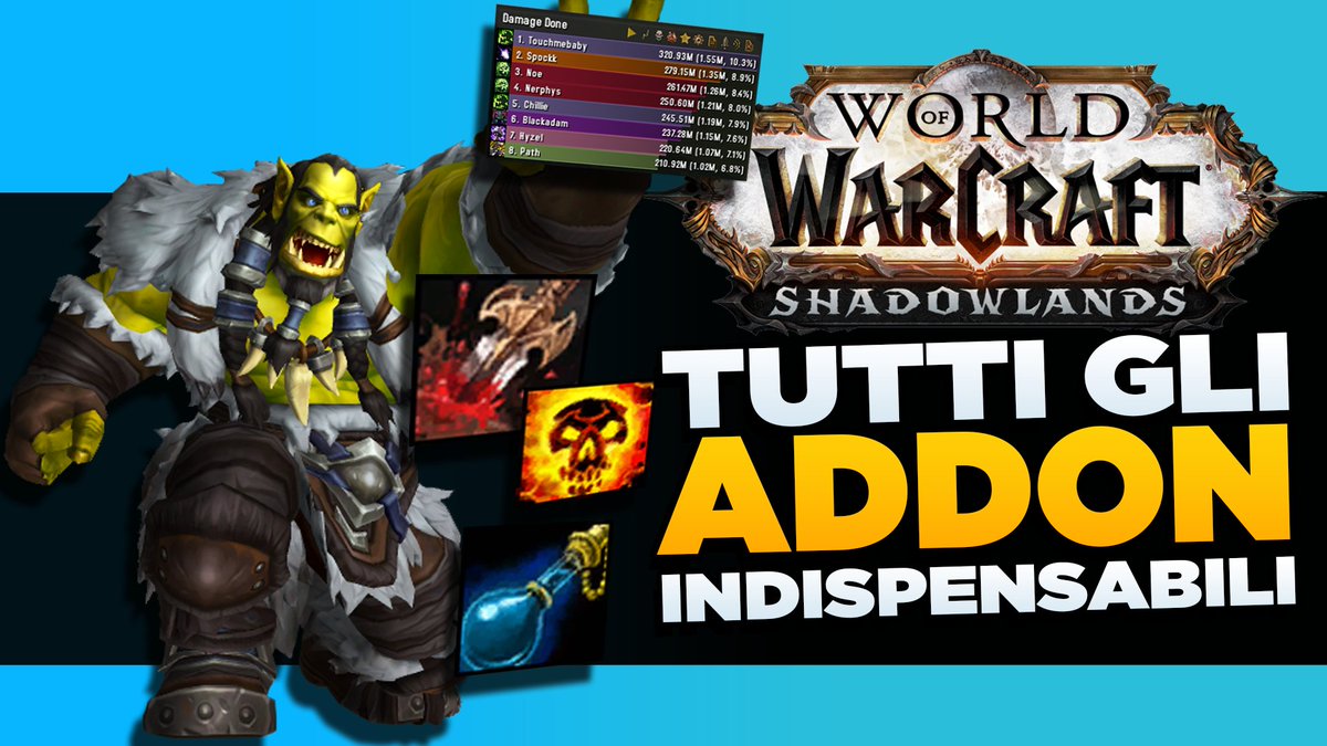 HERC_HAMMERDOWN's tweet image. E oggi è partita la #Prepatch di preparazione a #Shadowlands ! LA PRIMISSIMA COSA DA FARE? Preparare gli #addon INDISPENSABILI per la prossima espansione ( e prepatch ) !
Guida per tutti, sia chi già giocava a BfA che gli ultimi arrivati! @Warcraft 
📺youtu.be/ys_TNHWiZcw📺
