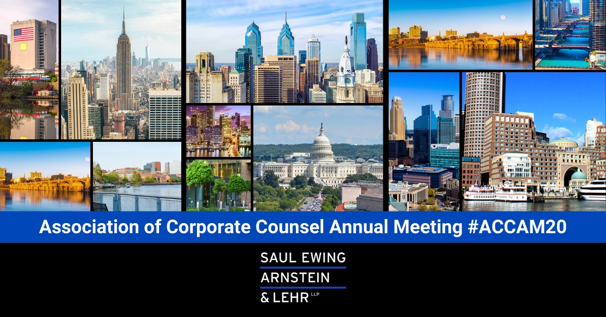 SaulEwing's tweet photo. #ACCAM20 continues today! We are proud to sponsor the @ACCinhouse Annual Meeting for the 14th year and cannot wait to meet attendees during the Virtual Exhibit Hall Networking Session at 1:30PM. See you there! #NewtoInHouse https://t.co/beFBJNe9SQ