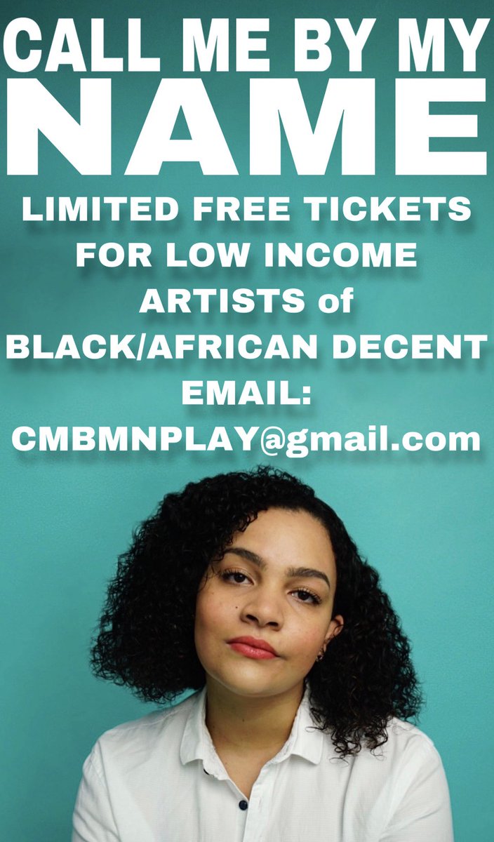 COMPANYVERSUS's tweet photo. FREE TICKET OPPORTUNITY !!!

CALL OUT TO ALL LOW INCOME CREATIVES OF BLACK/ AFRICAN DECENT 

WE ARE OFFERING LIMITED FREE TICKETS TO OUR PERFORMANCES

(First come first serve basis)

Email: CMBMNPLAY@GMAIL.COM

https://t.co/3HRxRXiWQz

#diversitymatters #BlackHistoryMonth https://t.co/a5fo49wh2K