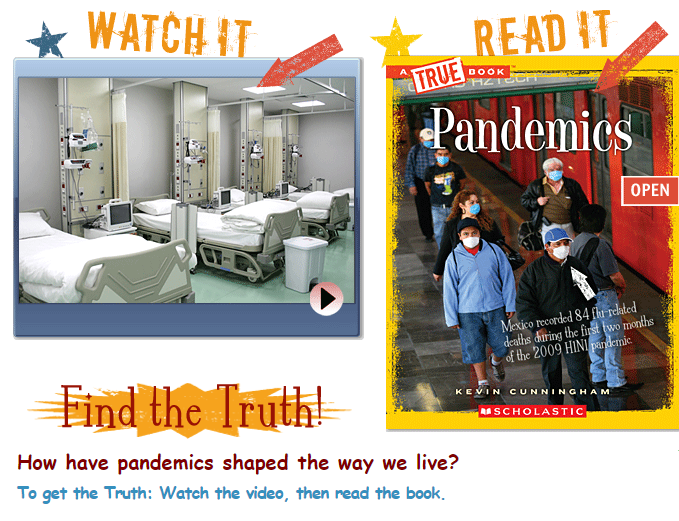 PowerLibrary's tweet photo. True or false - Animal viruses never cause disease in humans? Find out with this #ebook and #video about Pandemics in TrueFLIX. https://t.co/5x9lbVXl7N #literacy #read #pandemic #smallpox #cholera #plague #influenza #HIV #trueflix #powerlibrary https://t.co/1ccZemoOH7