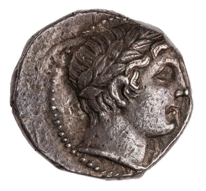 Ancient Coin of the Day: Back to the Fourth Century BC today, with the coinage of Paeonia, a region to the north of Macedonia, beginning with this silver tetradrachm of Patraos, ca. 335-315 BC.  #ACOTD  #PaeoniaImage: ANS 1944.100.11995