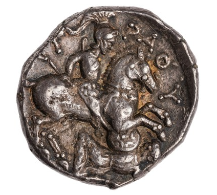 Ancient Coin of the Day: Back to the Fourth Century BC today, with the coinage of Paeonia, a region to the north of Macedonia, beginning with this silver tetradrachm of Patraos, ca. 335-315 BC.  #ACOTD  #PaeoniaImage: ANS 1944.100.11995