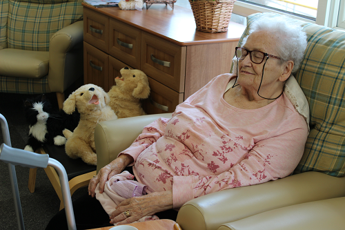 Betty, a resident at our New Wycliffe Home.