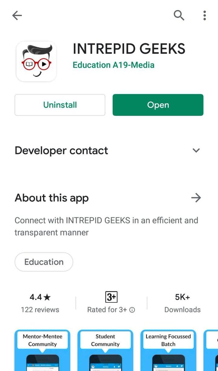 IntrepidGeeks's tweet photo. Hey everyone!😃
We are extremely proud to announce that we have crossed 5k+ downloads on our Android Application on @GooglePlay🥳

Thank you so much for supporting us.❤️

We do look forward to creating and sharing more and more valuable content with you.✨

#intrepidgeeks #mentor https://t.co/NVCuA2OSj7